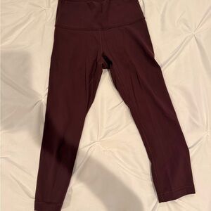 Lululemon wunder under high rise crop leggings